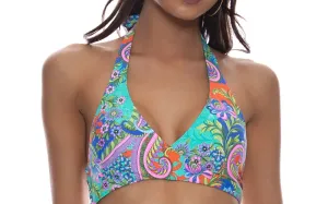 Cross Halter-Scrunch Side Bikini
