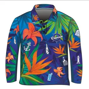 Cruise | Cruisin Party Blue Cruise Fishing Shirt ★Pre-Order★