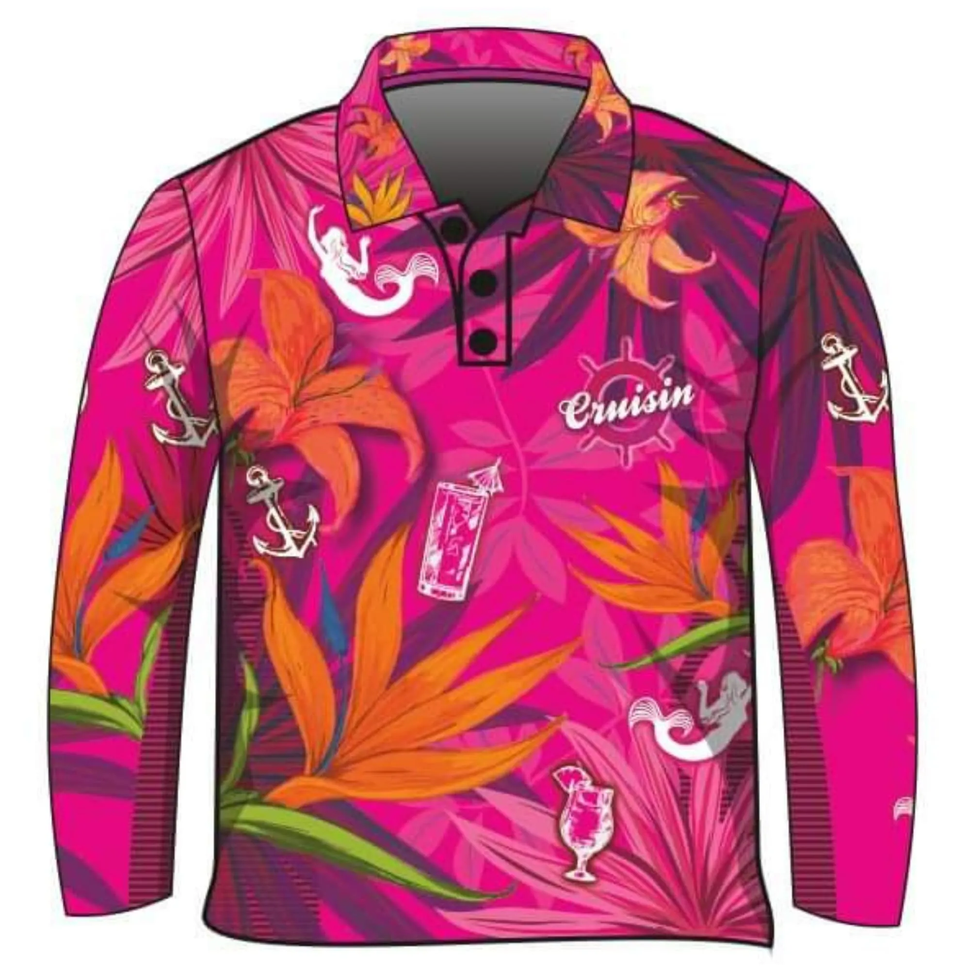 Cruise | Cruisin Party Pink Cruise Fishing Shirt ★Pre-Order★