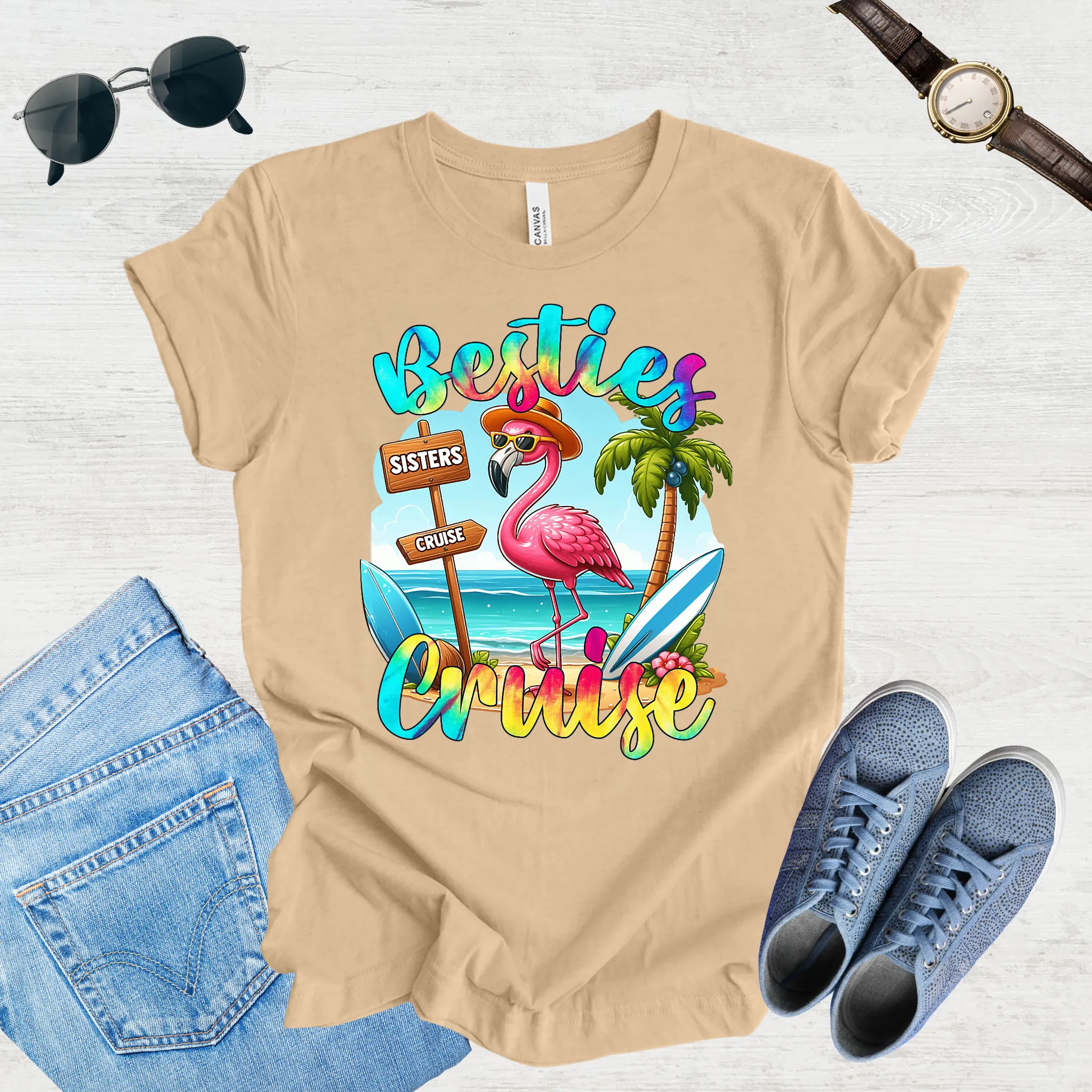 Cruising with My Besties Tee