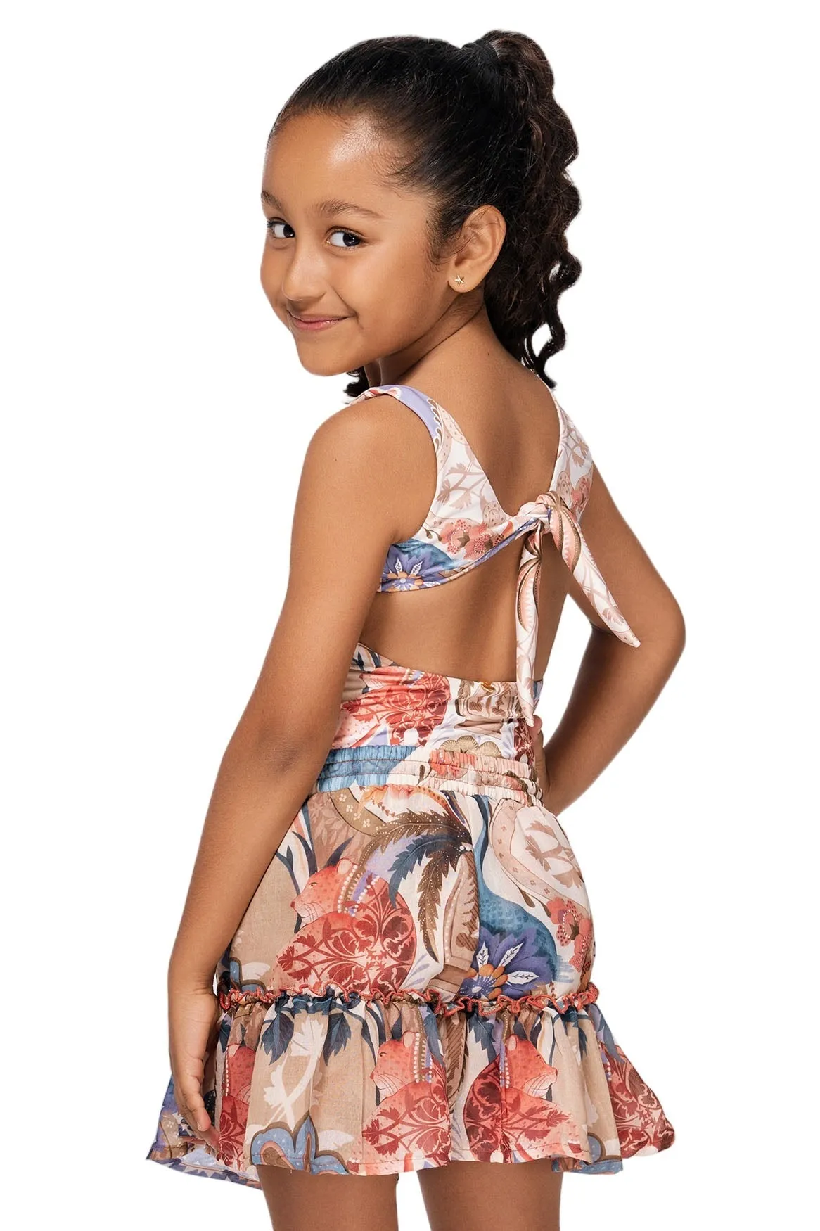 DARCY TROPICAL SKIRT - KIDS