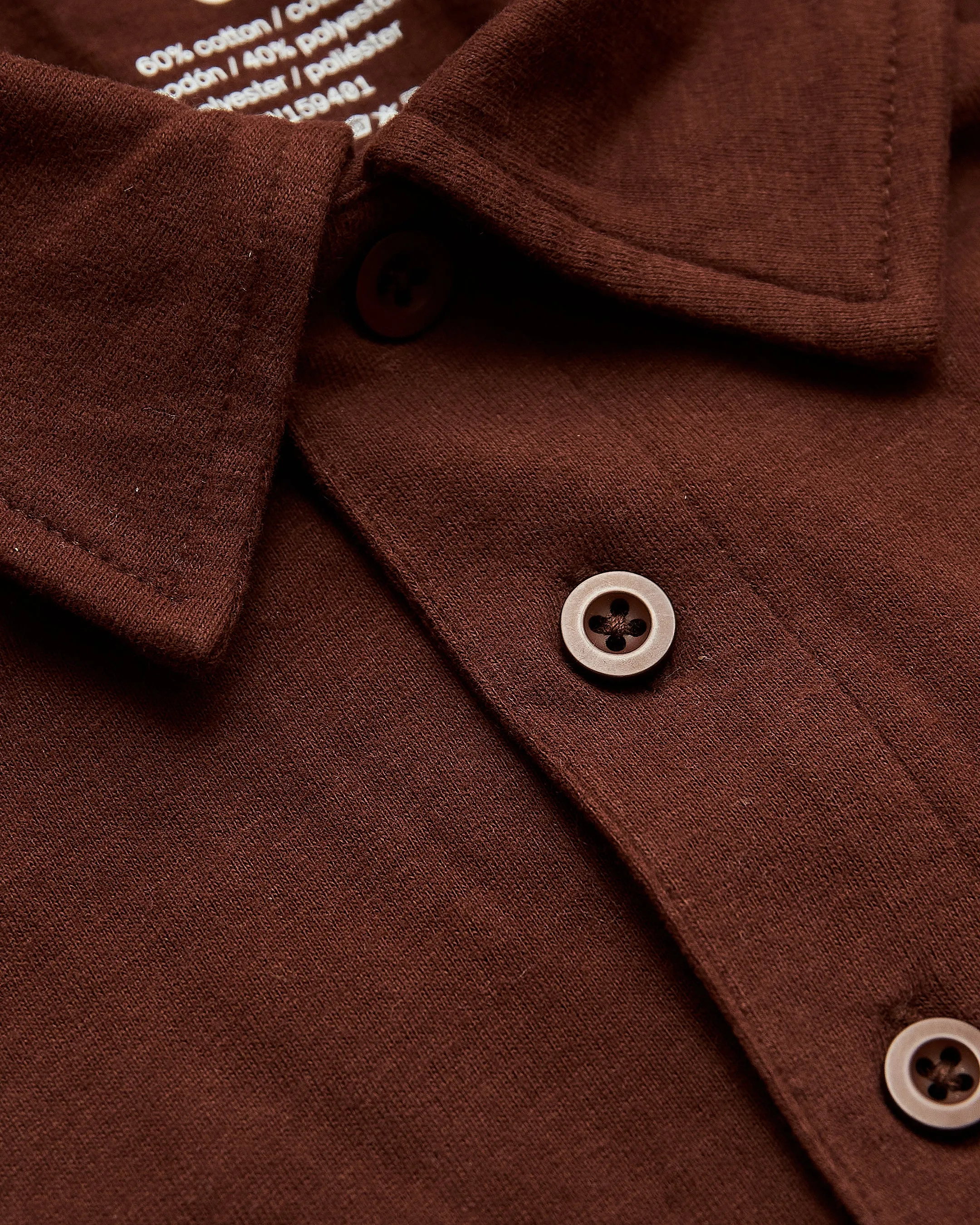 Dark Chocolate Short Sleeve Polo