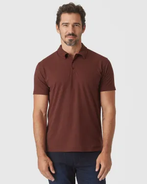 Dark Chocolate Short Sleeve Polo