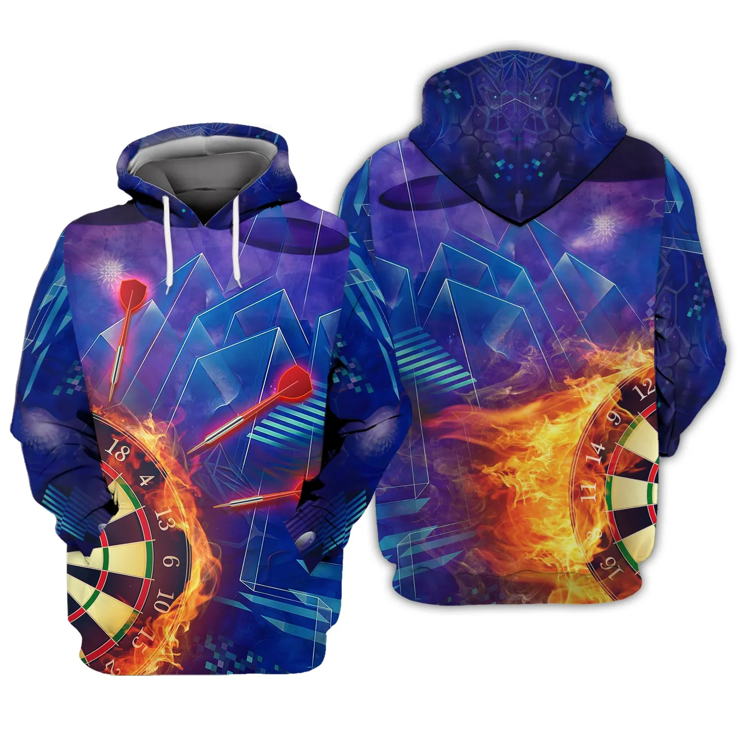 Dart Purple 3D Printed Shirts