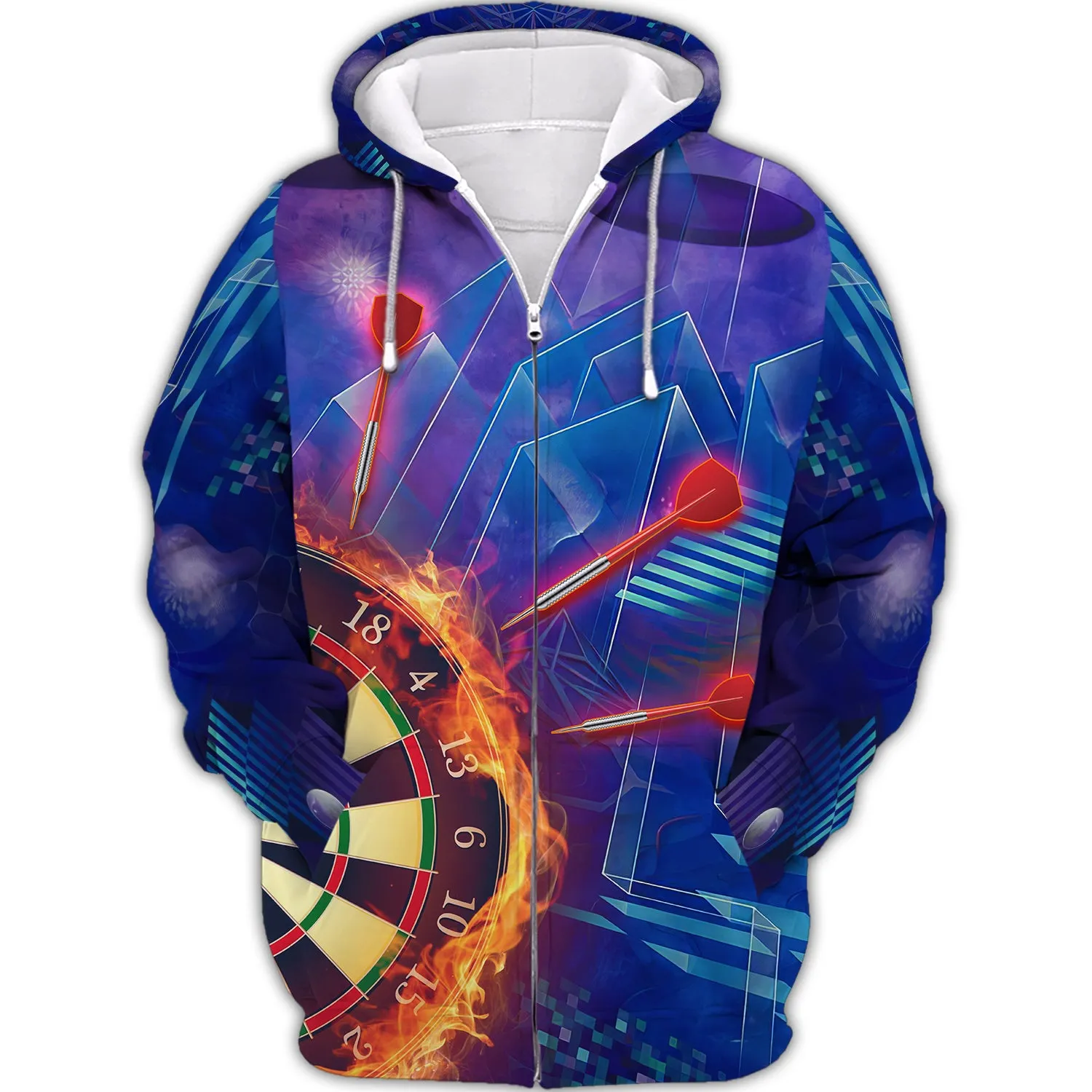 Dart Purple 3D Printed Shirts