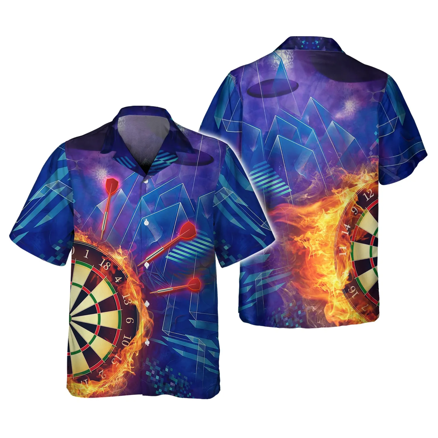 Dart Purple 3D Printed Shirts