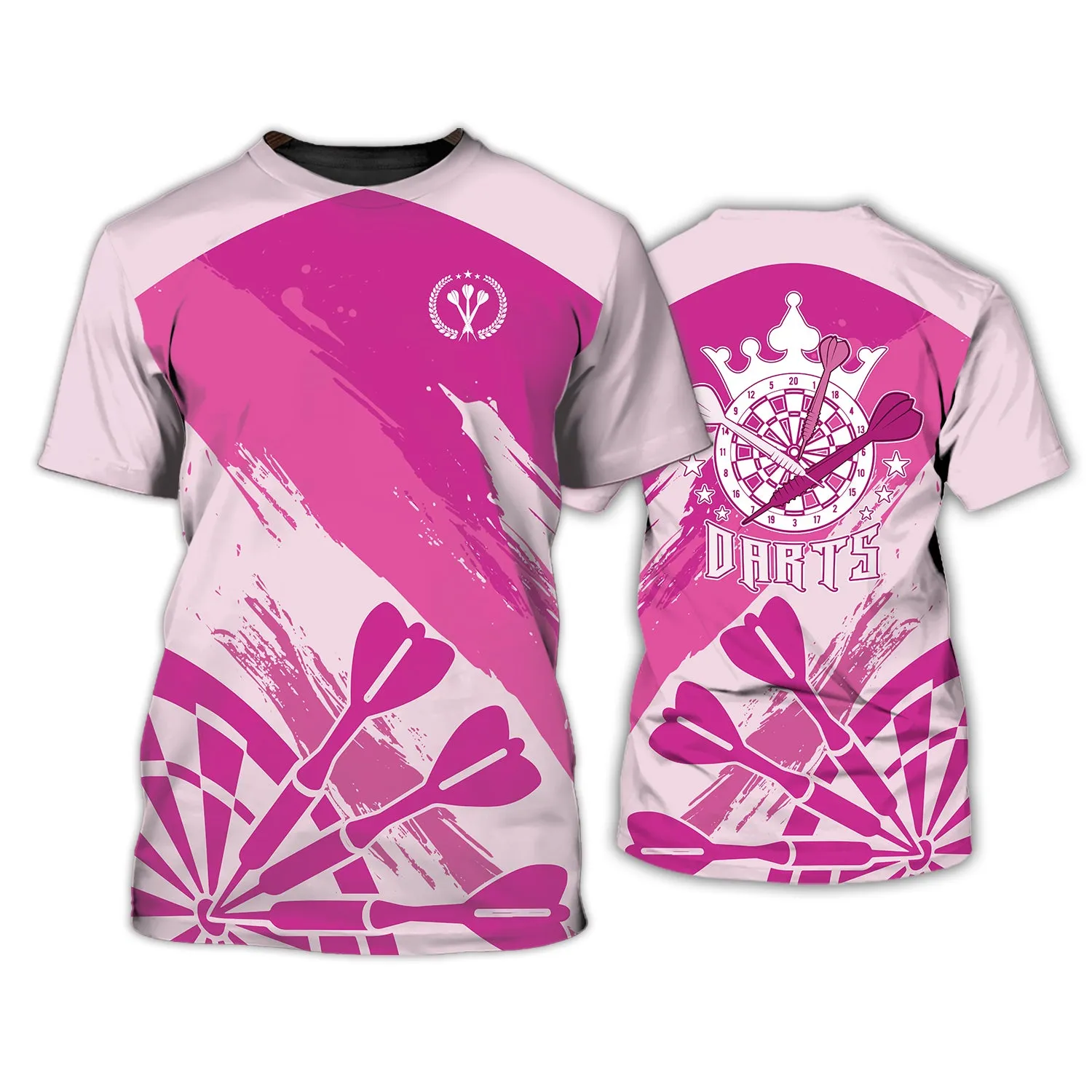 Darts Pink 3D Printed Shirts