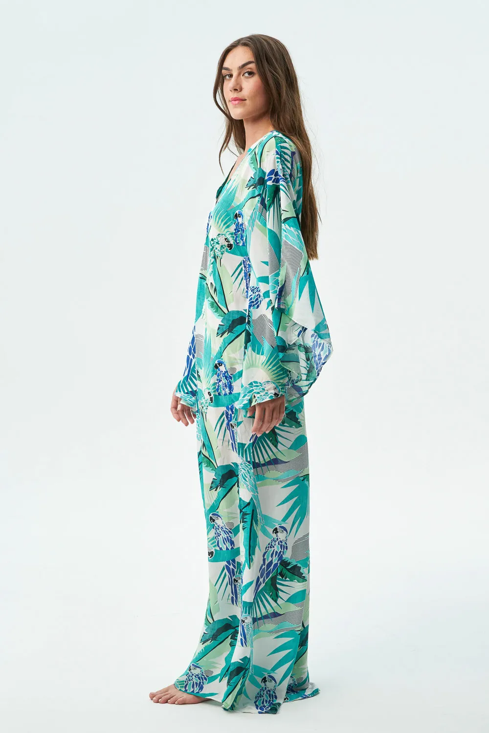 DELFINA DRESS - TRES MARIAS GREEN