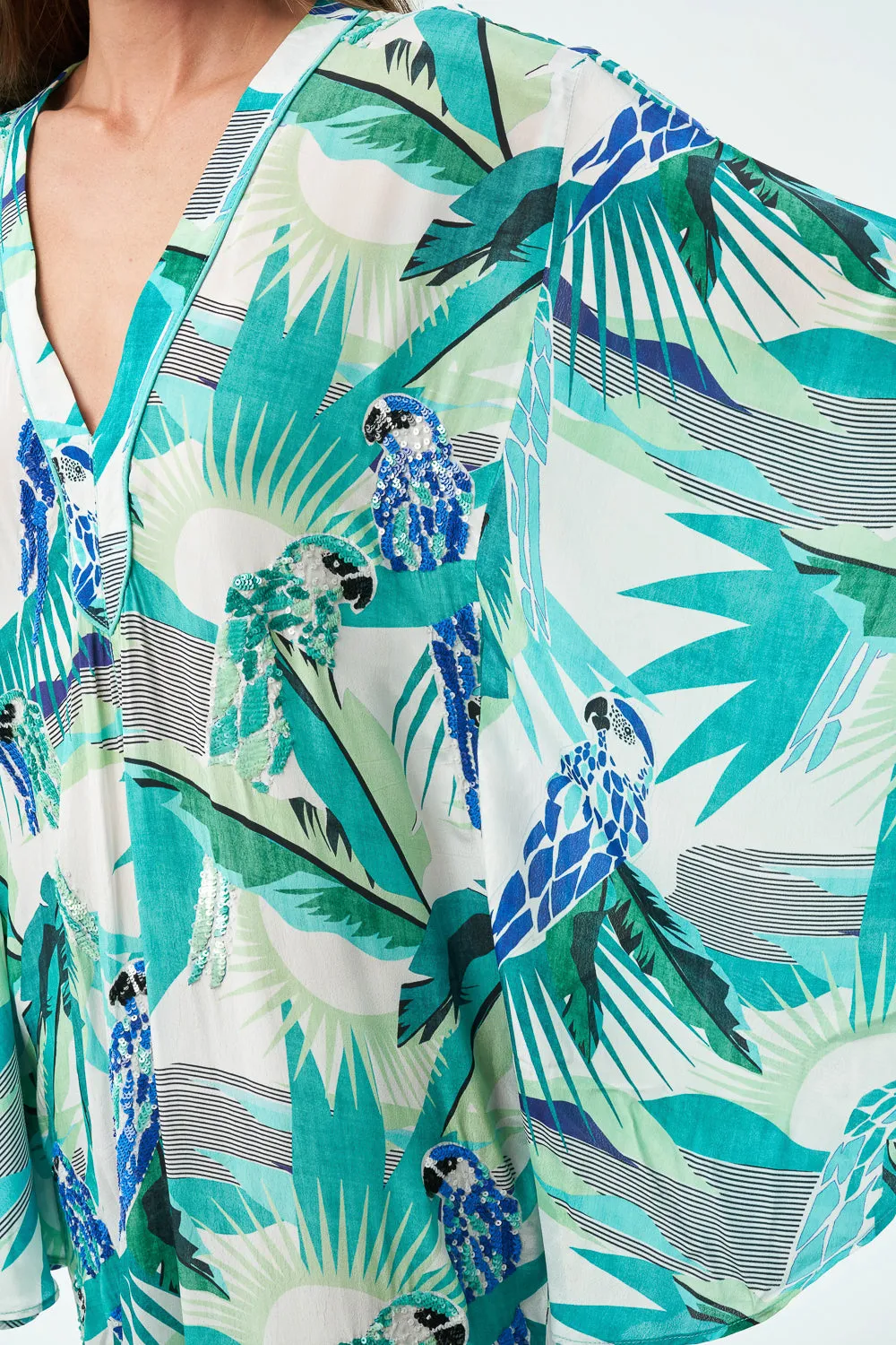 DELFINA DRESS - TRES MARIAS GREEN