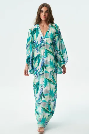 DELFINA DRESS - TRES MARIAS GREEN