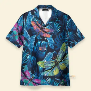 Dragonfly Tropical Men's Button's Up Shirts - Hawaiian Shirt