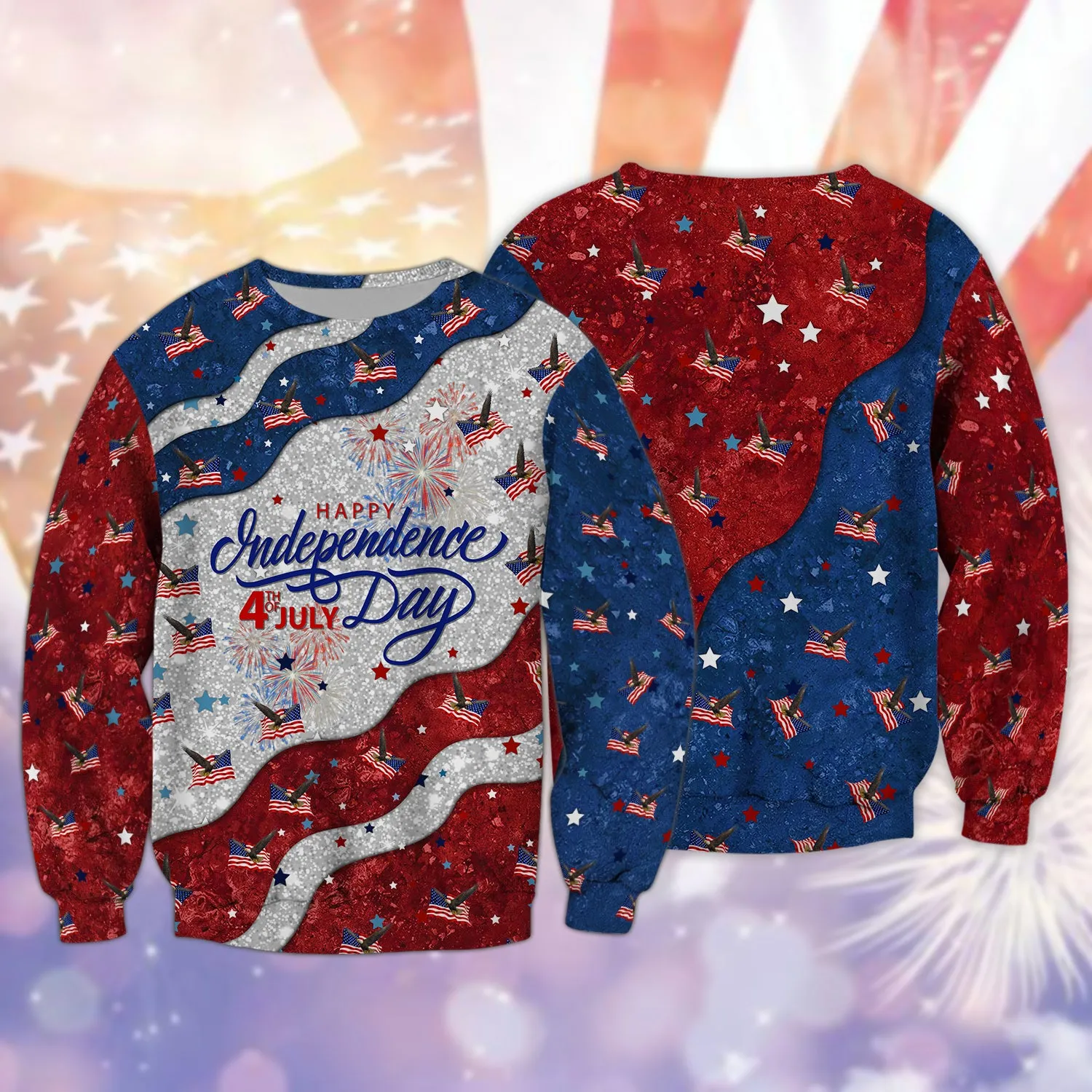 Eagle American Hawaiian Shirt - Independence Day Is Coming - 3D Full Print