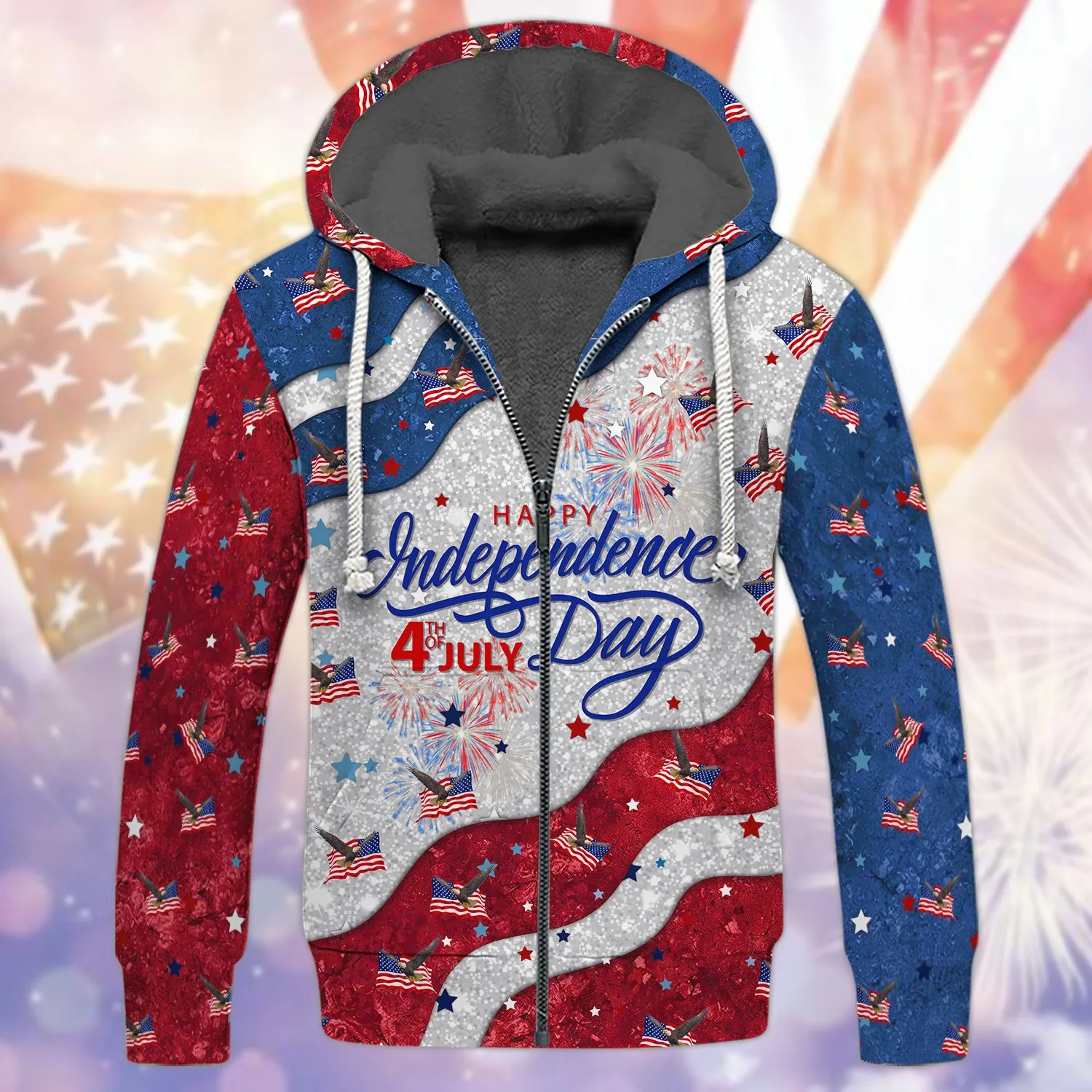 Eagle American Hawaiian Shirt - Independence Day Is Coming - 3D Full Print