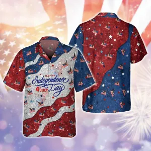 Eagle American Hawaiian Shirt - Independence Day Is Coming - 3D Full Print