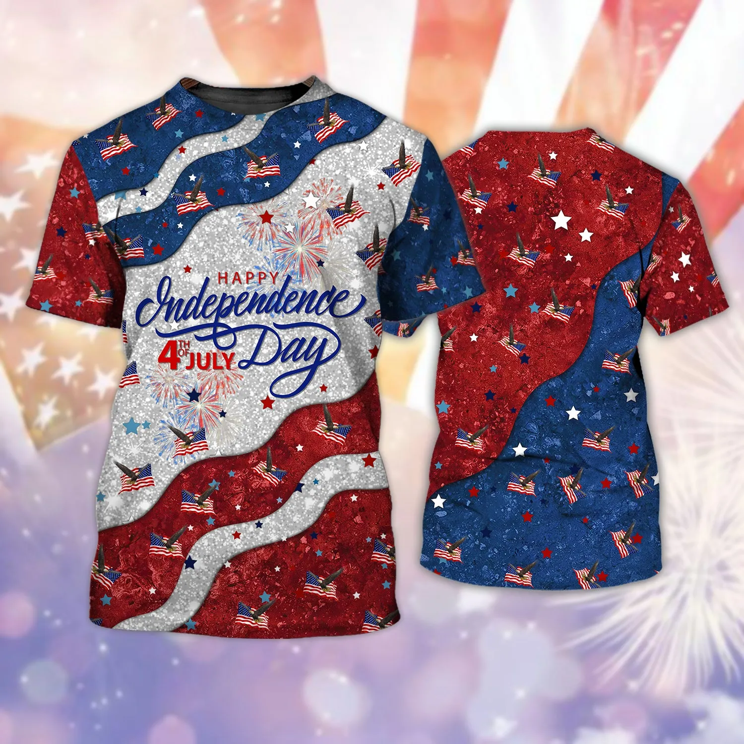 Eagle American Hawaiian Shirt - Independence Day Is Coming - 3D Full Print