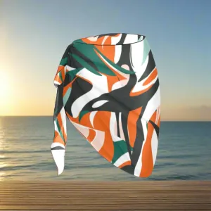 Emerald Tangerine Women's Beach Sarong Wrap