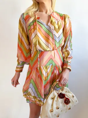 Emerie Striped Mini Dress