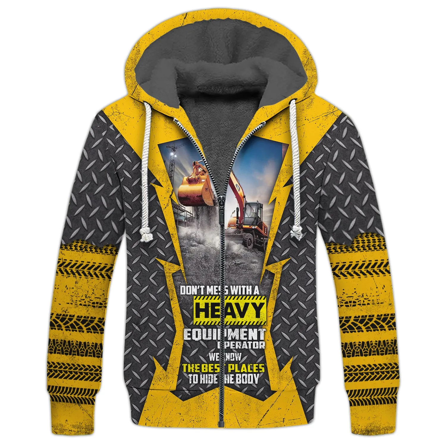 Excavator 3D All Over Printed Shirts 223