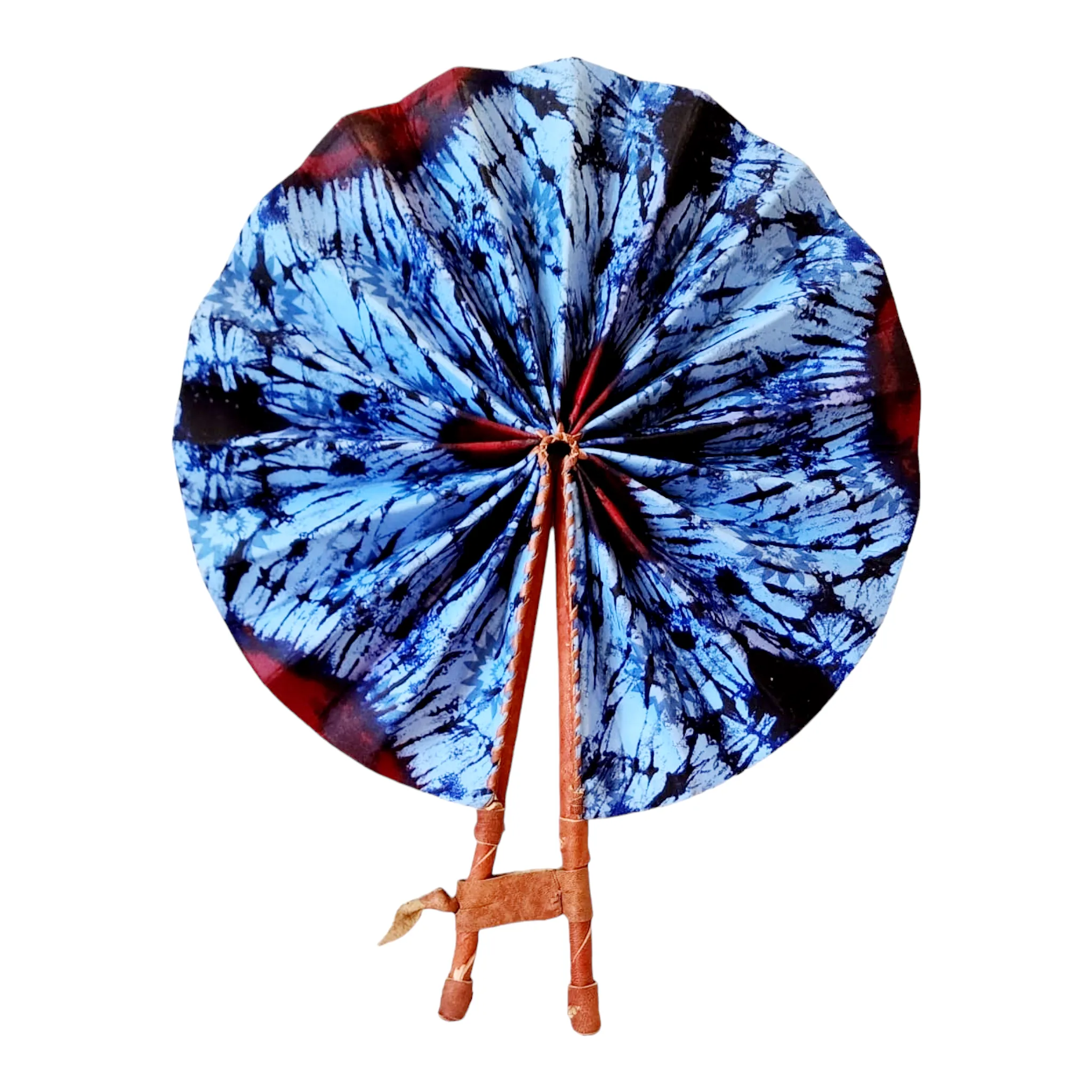 Fan - African Fabric Foldable (STANDARD)