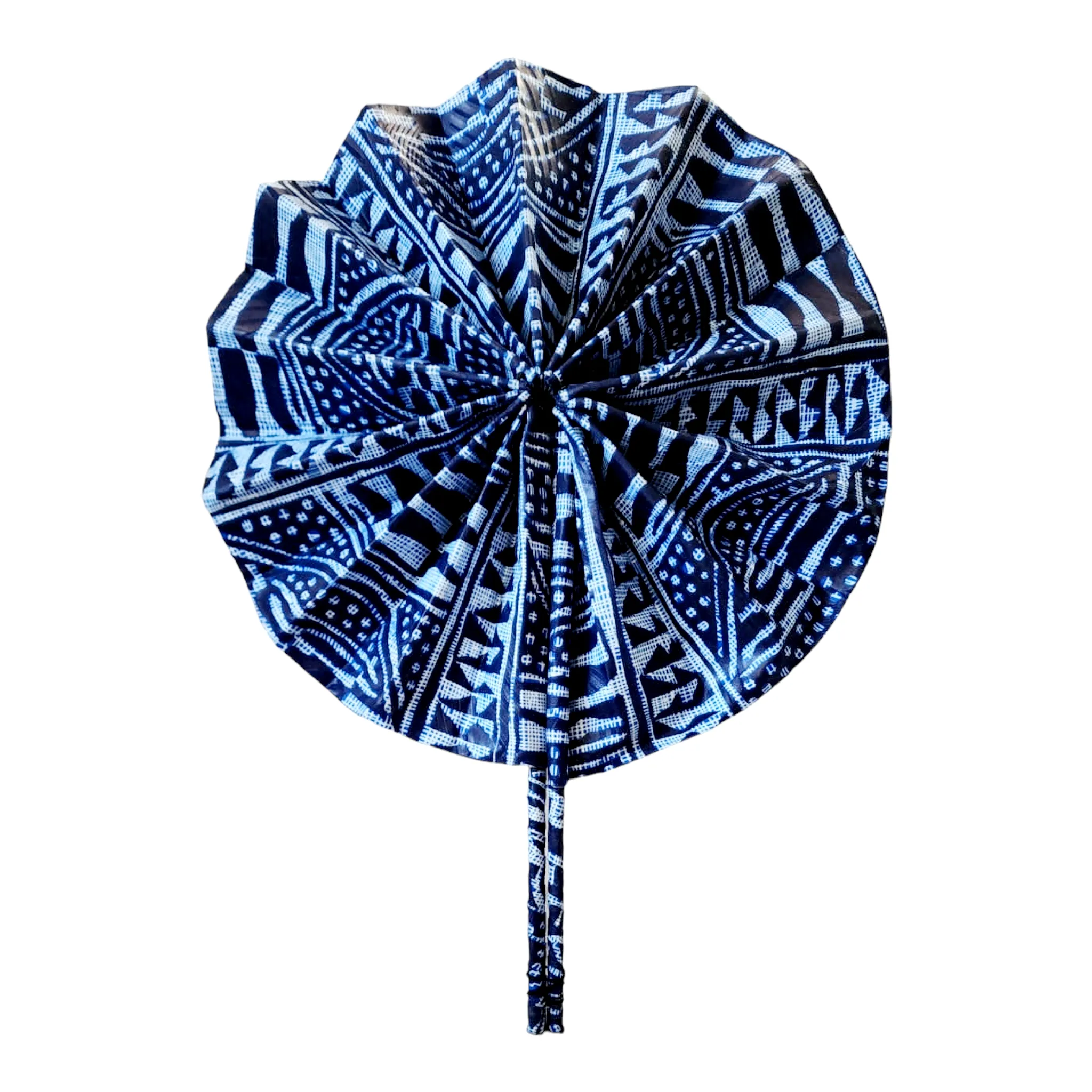 Fan - African Fabric Foldable (STANDARD)