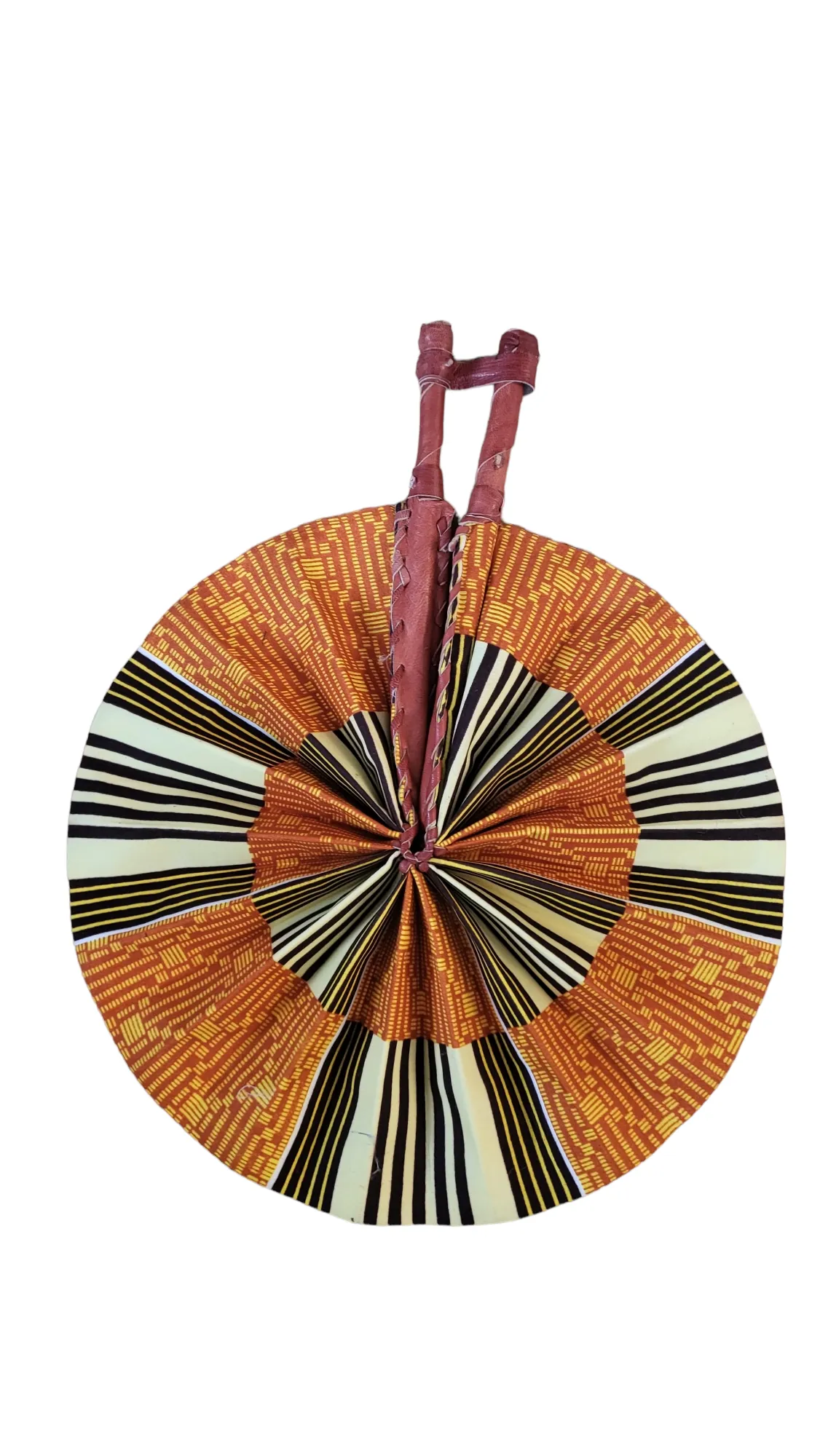 Fan - African Fabric Foldable (STANDARD)
