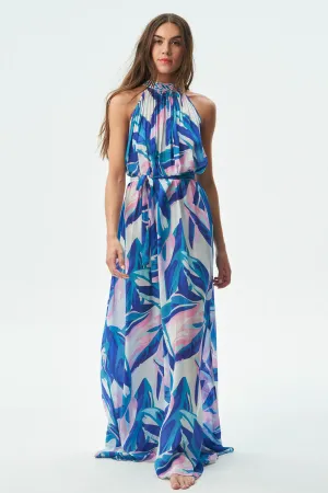 FANE DRESS - GENUS MUSA BLUE