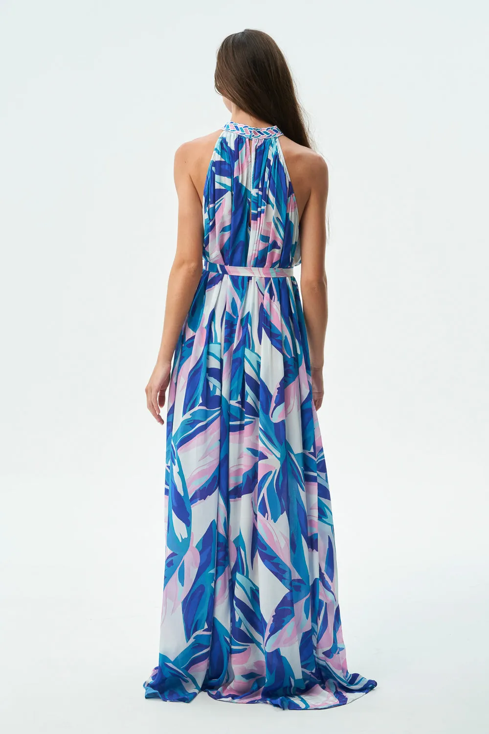 FANE DRESS - GENUS MUSA BLUE
