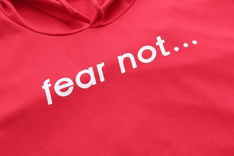 'Fear Not' Crop Hoodies