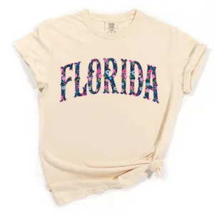 Floral Florida Arch Short Sleeve T-Shirt