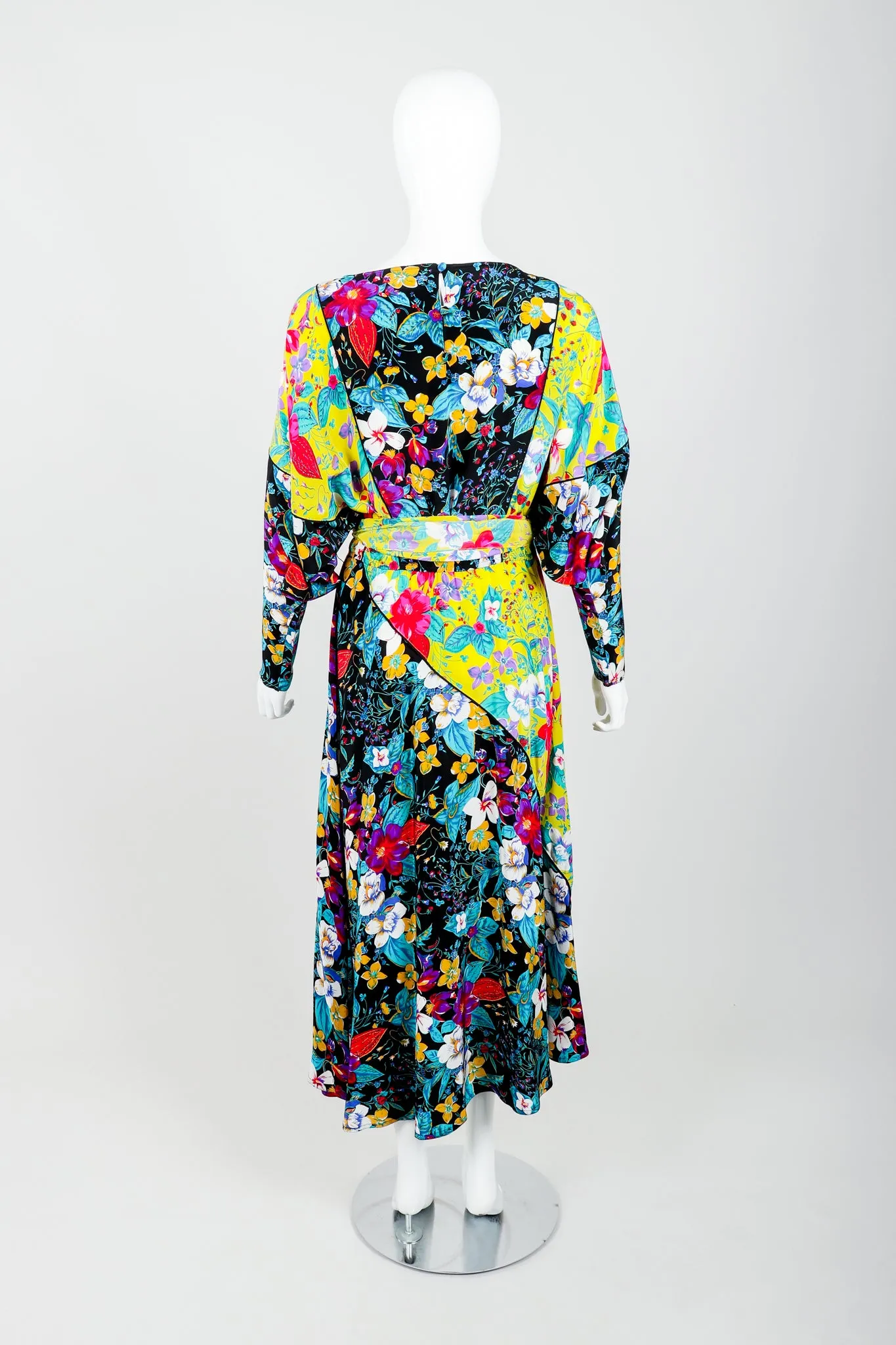 Floral Print Batwing Dress