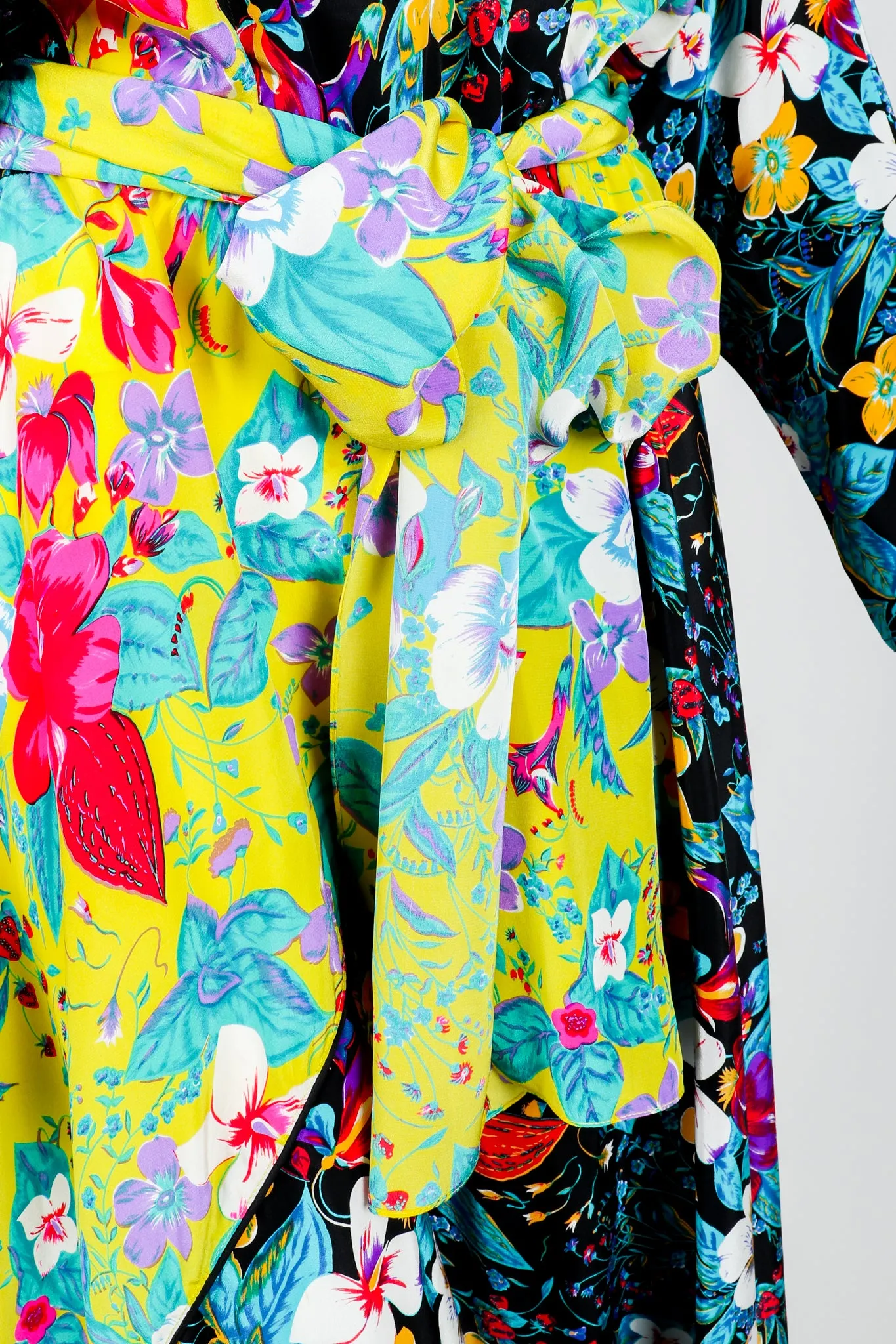 Floral Print Batwing Dress