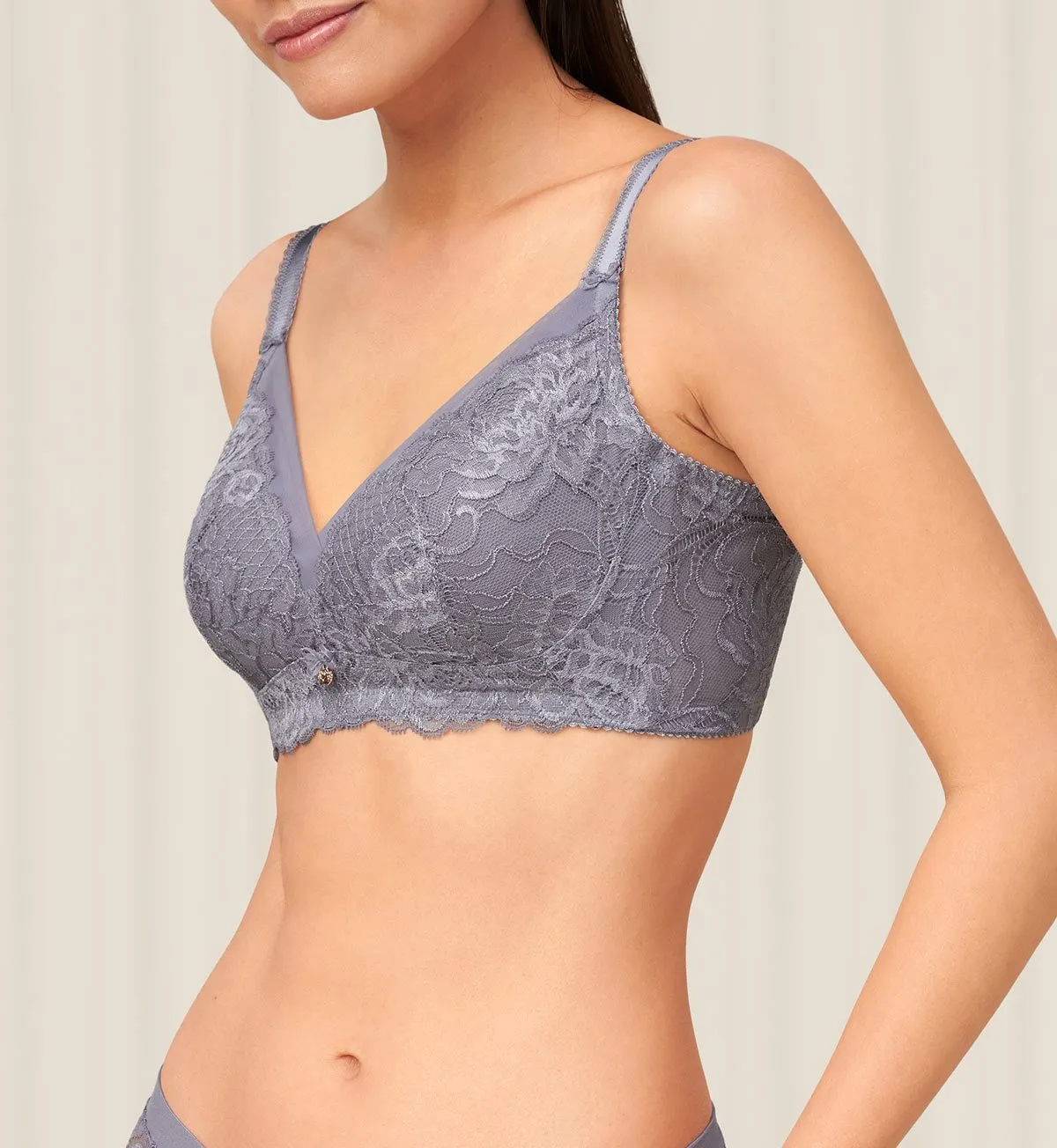 FLORALE WILD PEONY NON-WIRED PADDED D  BRA