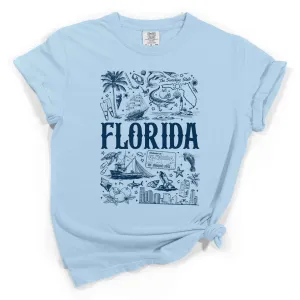 Florida Collage Short Sleeve T-Shirt