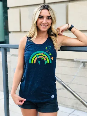 Fly Away Rainbow Tank Top | Unisex Tank