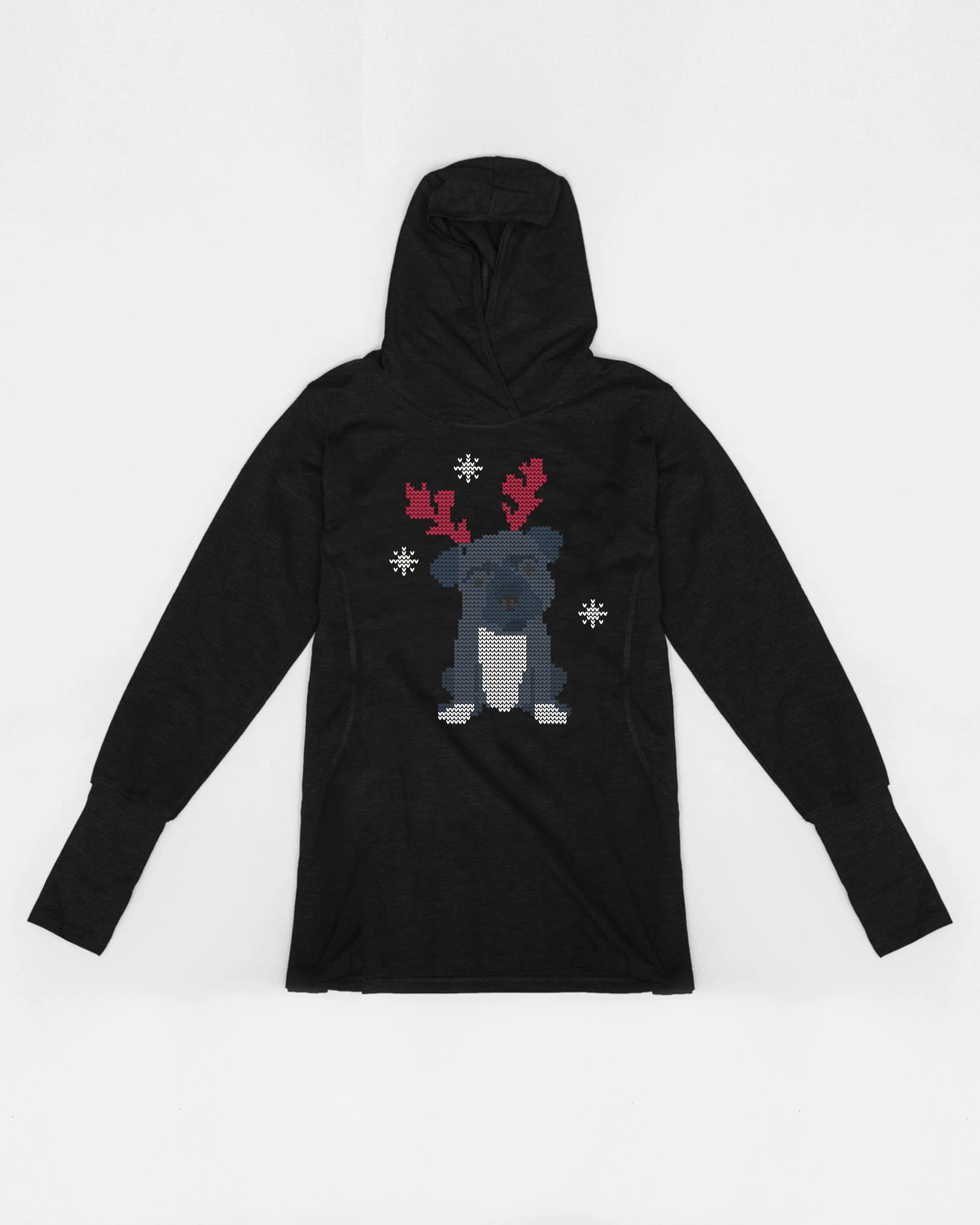 Gray Dog Christmas Sweater