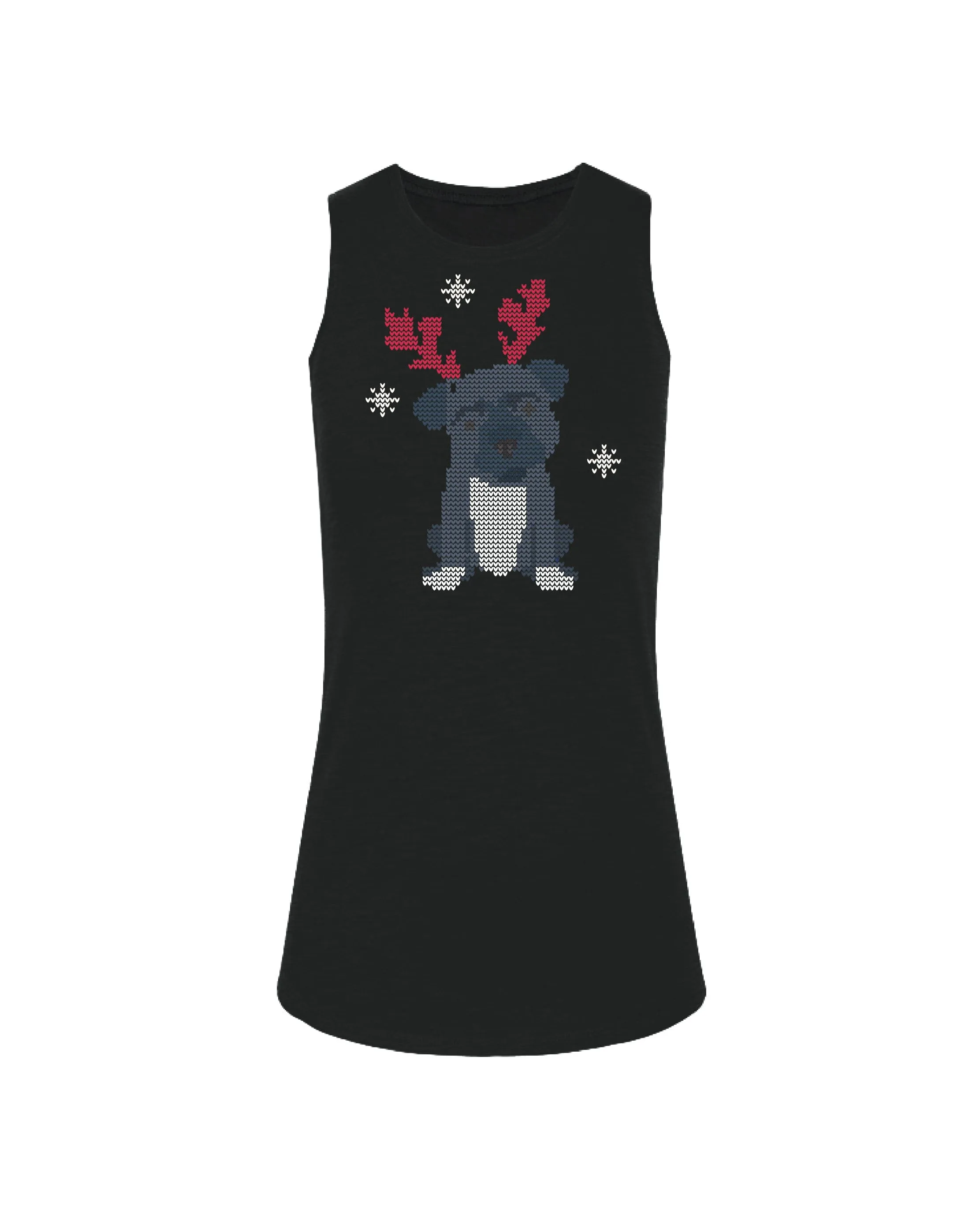 Gray Dog Christmas Sweater