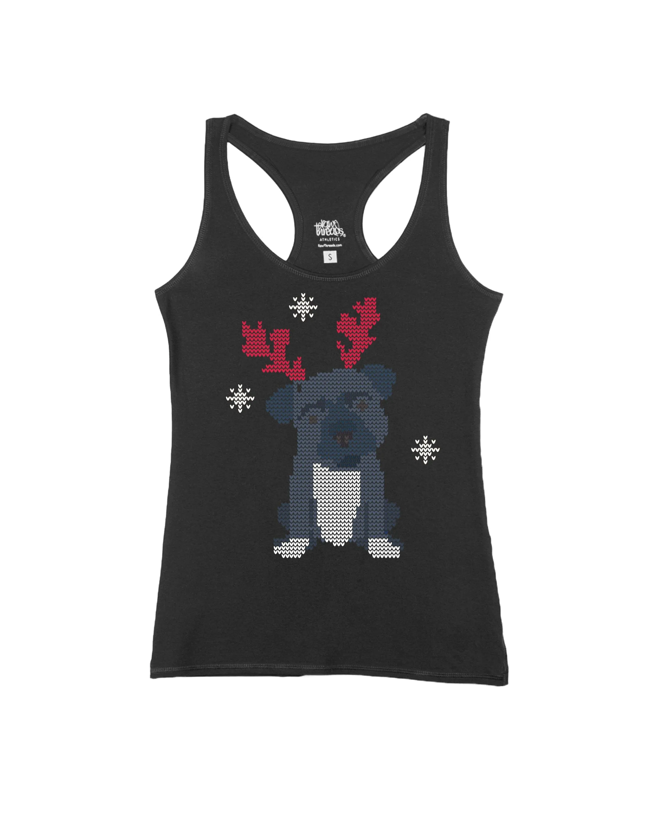 Gray Dog Christmas Sweater