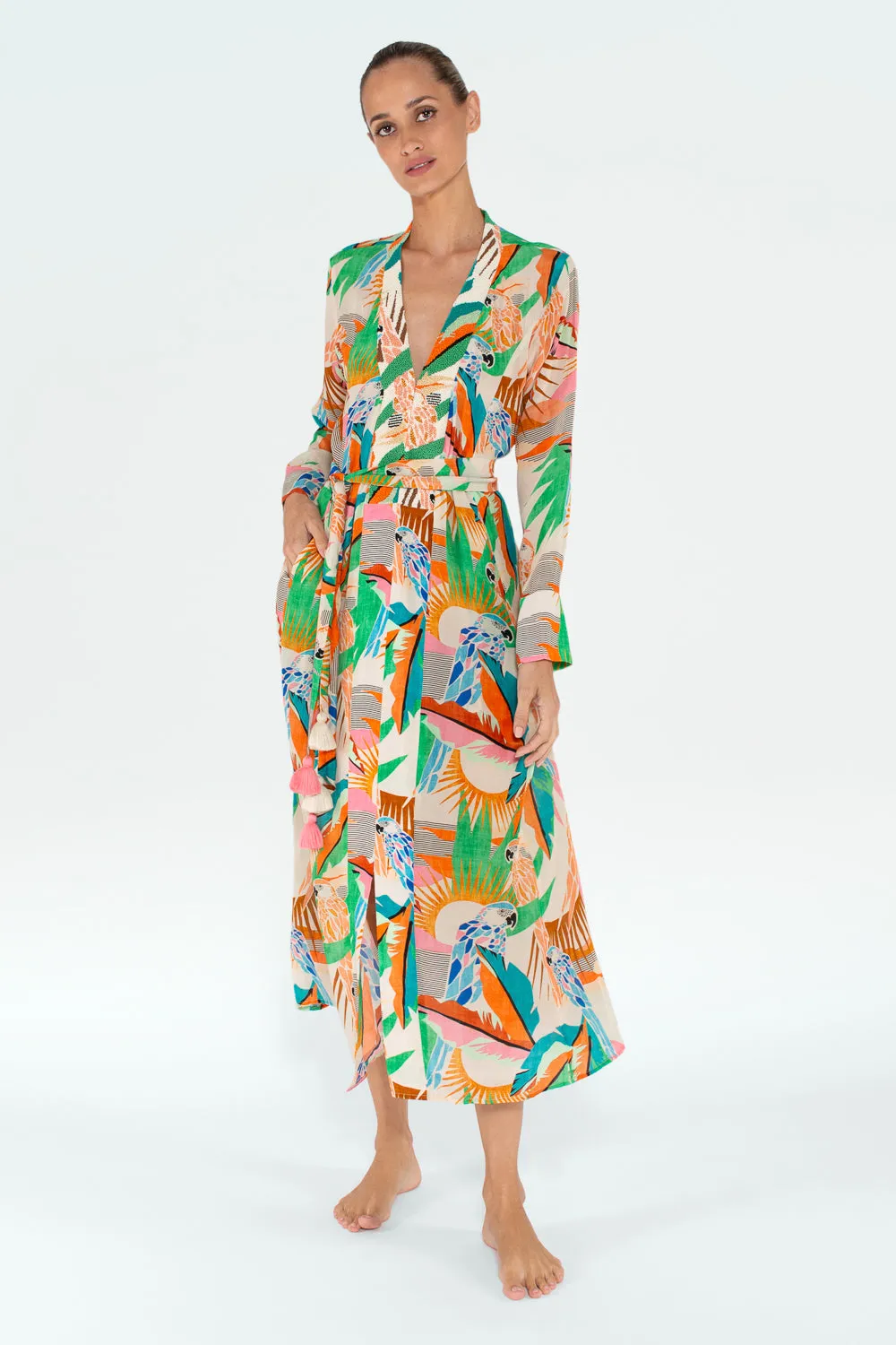 HALL DRESS - TRES MARIAS ORANGE
