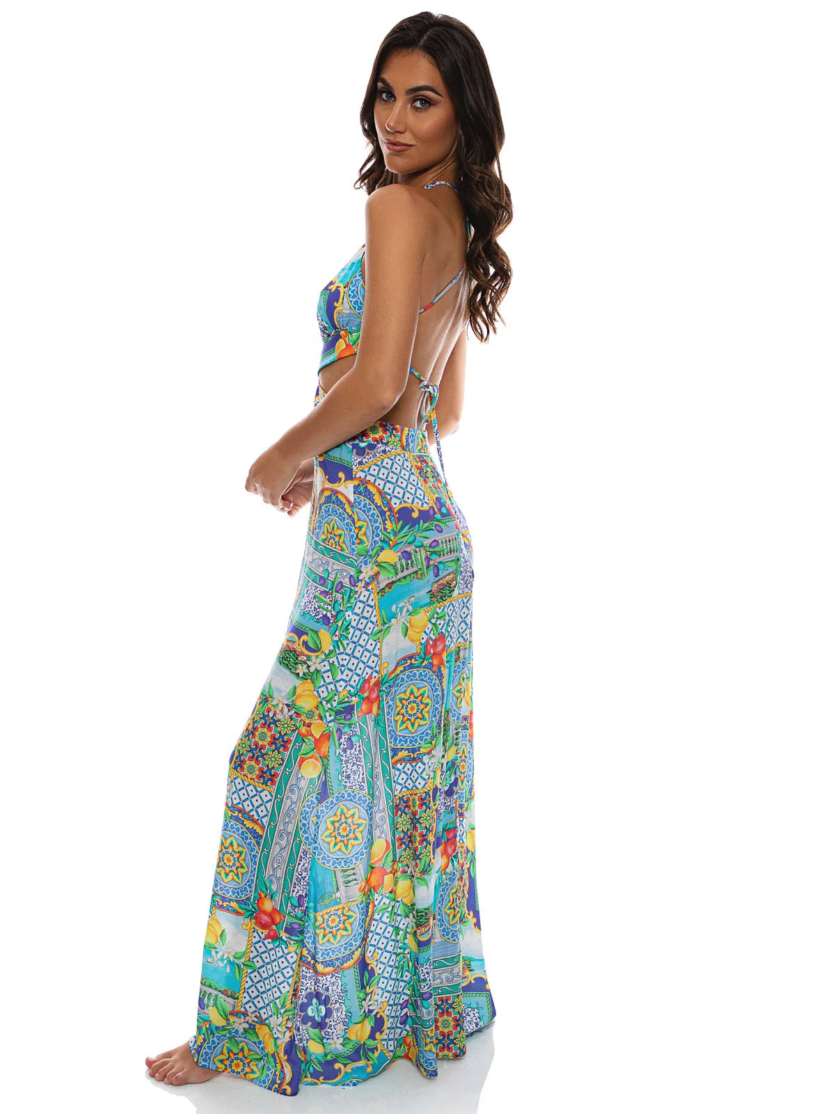 Halter Cut Out Dress ::RET