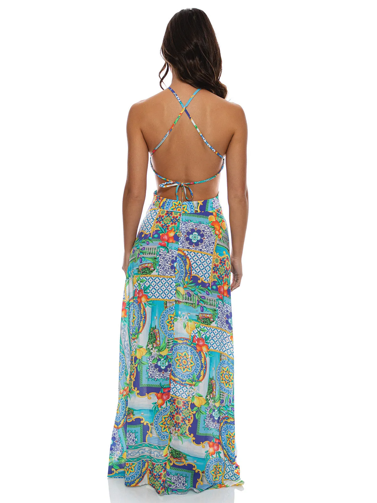 Halter Cut Out Dress ::RET
