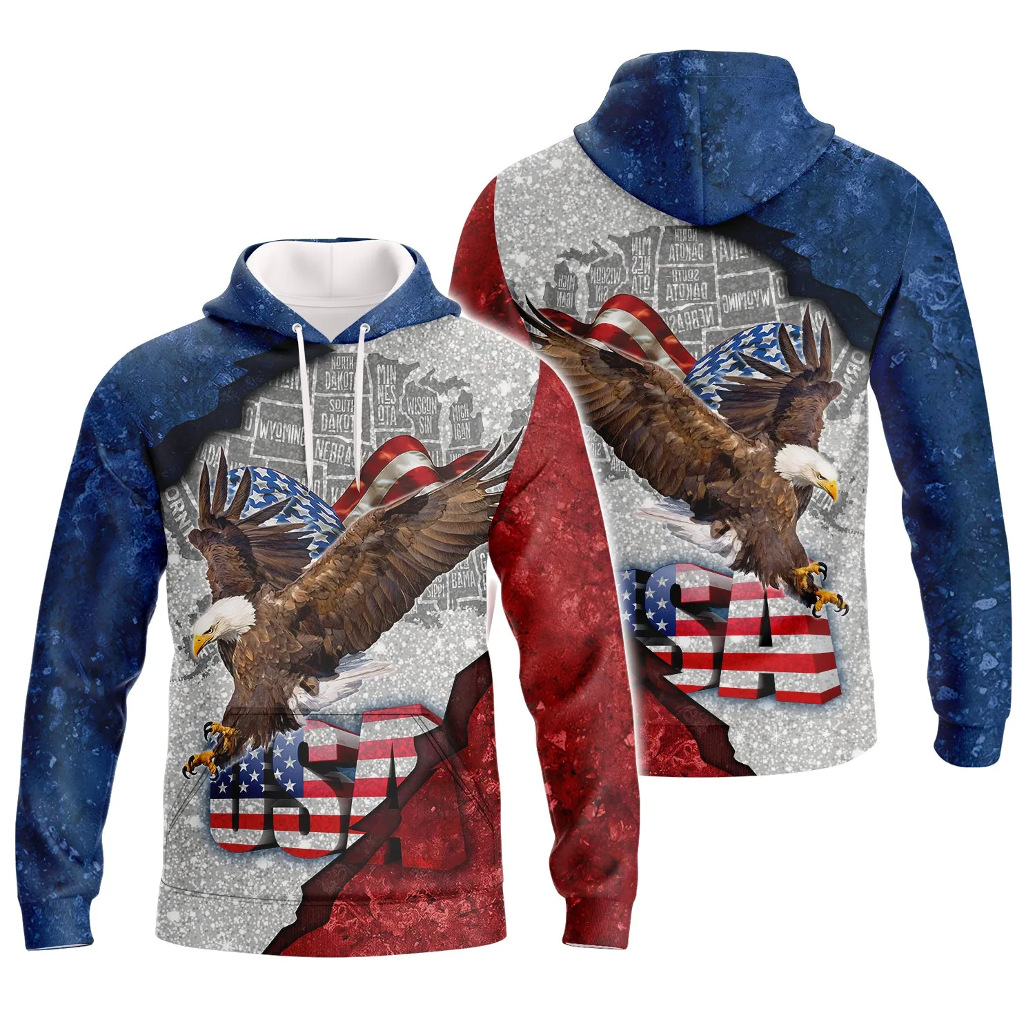 Happy 4th of July - Independence Day Is Coming - 3D Full Print