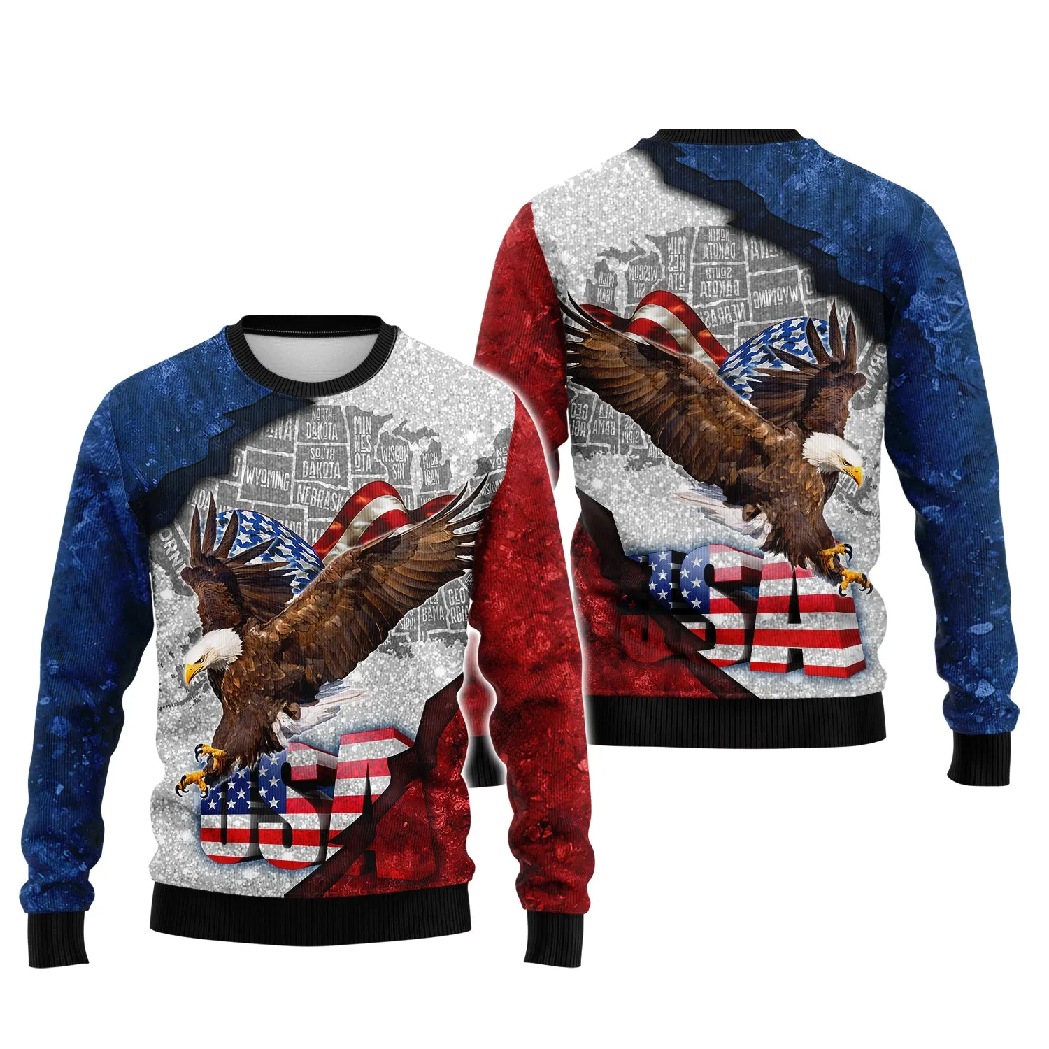 Happy 4th of July - Independence Day Is Coming - 3D Full Print