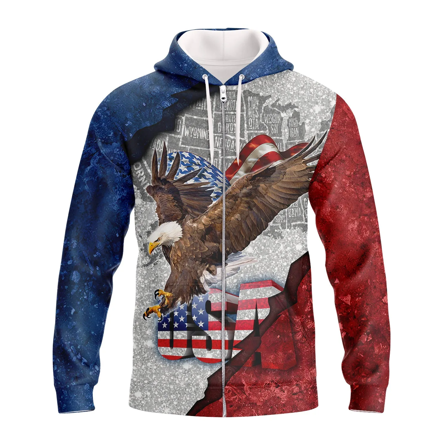 Happy 4th of July - Independence Day Is Coming - 3D Full Print