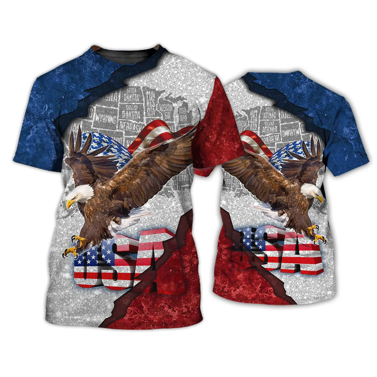 Happy 4th of July - Independence Day Is Coming - 3D Full Print