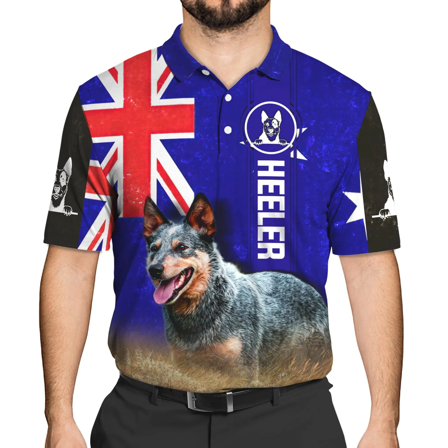 Heeler Australian Flag - 3D Full Print