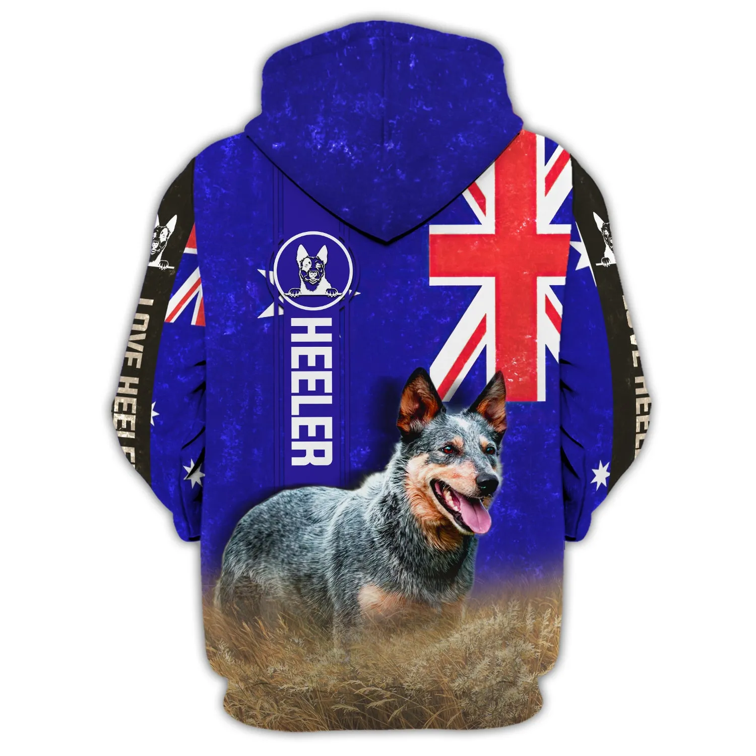 Heeler Australian Flag - 3D Full Print