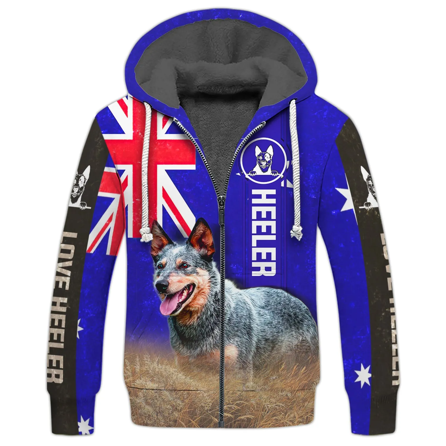 Heeler Australian Flag - 3D Full Print