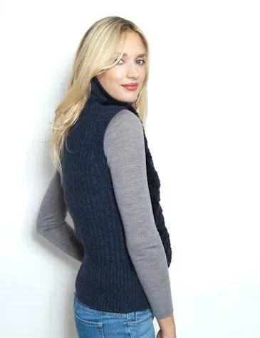 Honey Comb Vest Black