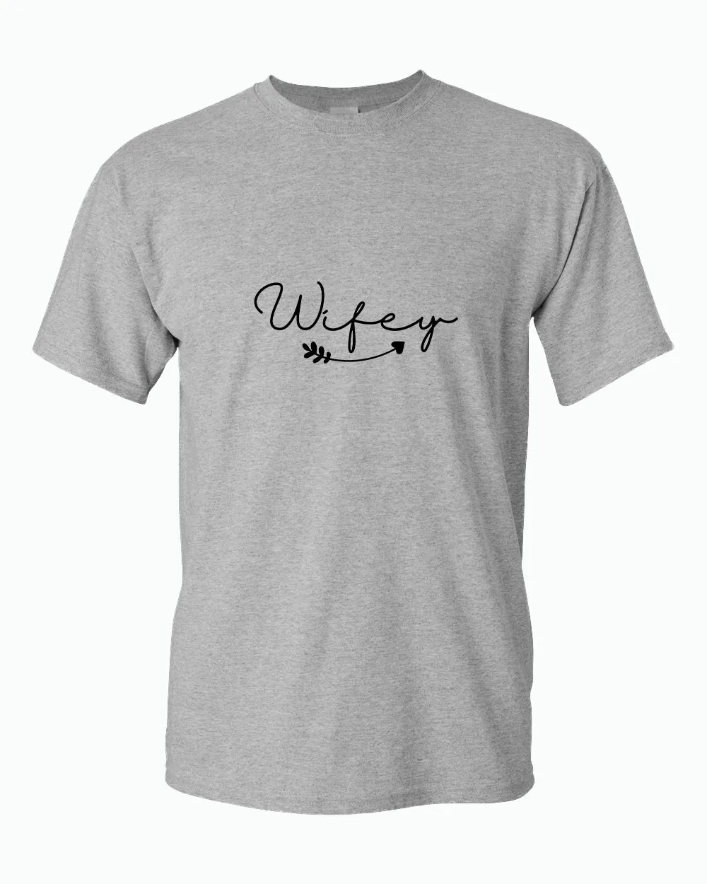 Hubby Wifey Couple Matching T-shirt Valentine's Day T-shirt