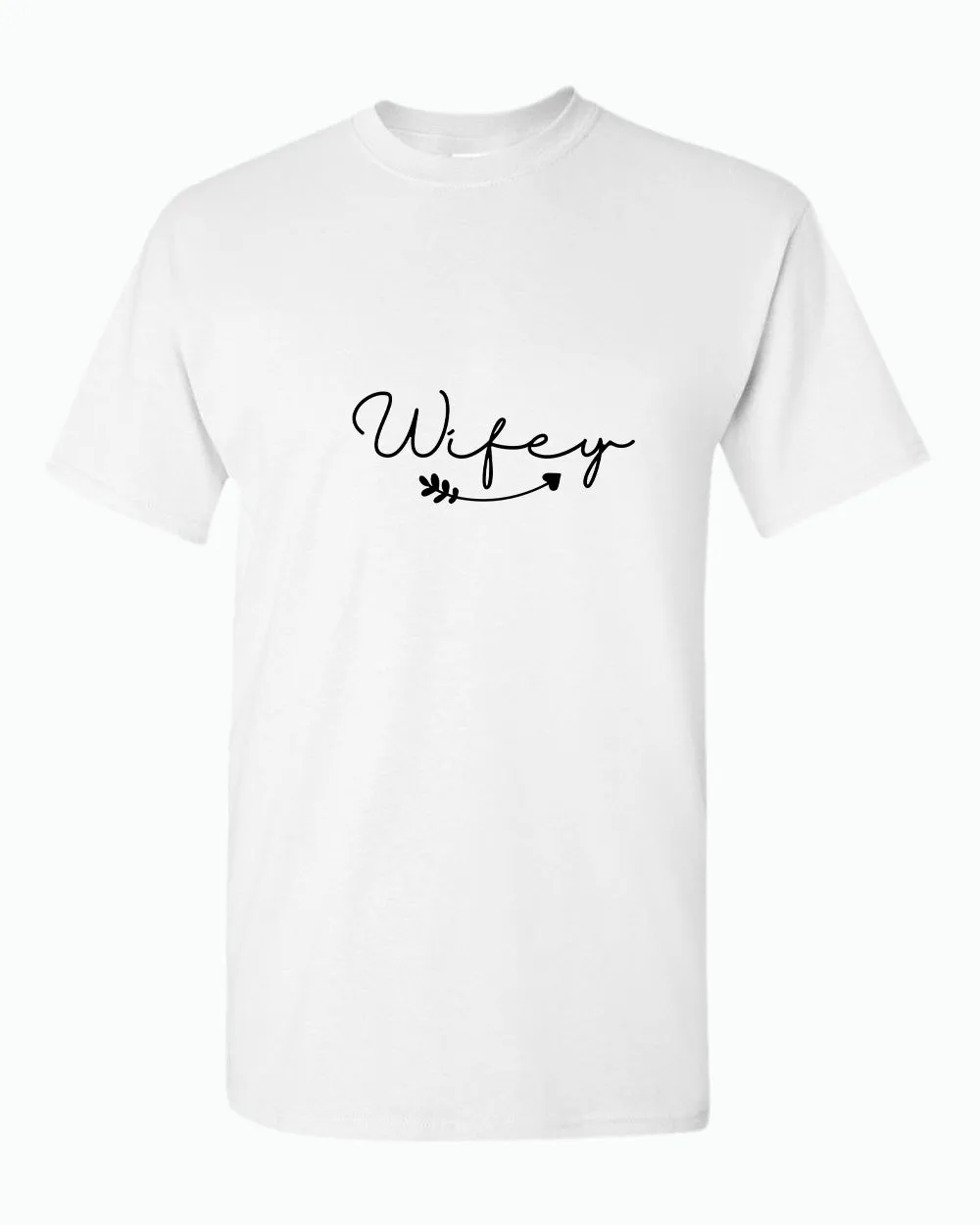 Hubby Wifey Couple Matching T-shirt Valentine's Day T-shirt